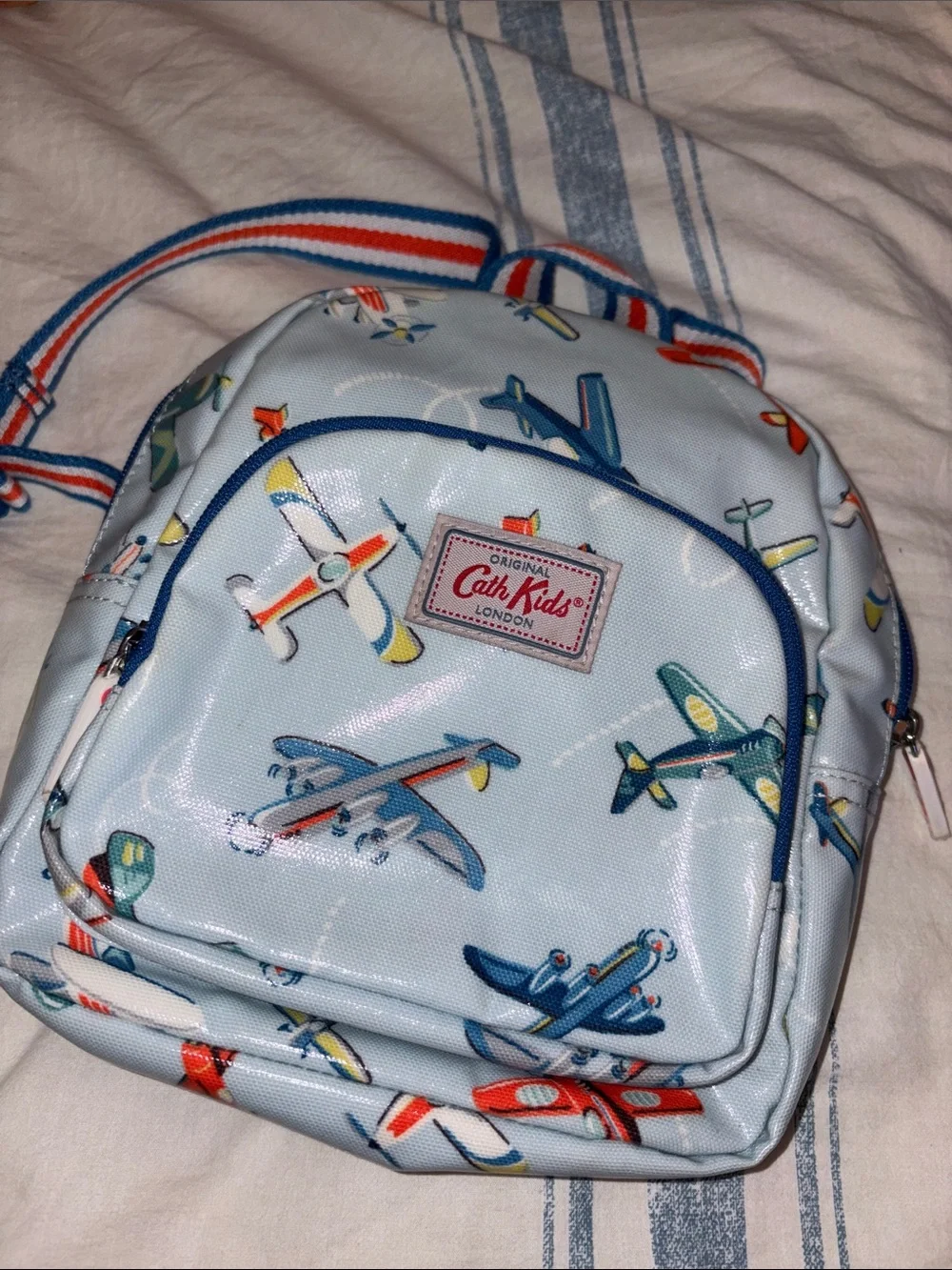 👁️ Cath Kidston mini rucksack backpack airplane print Cath Kids